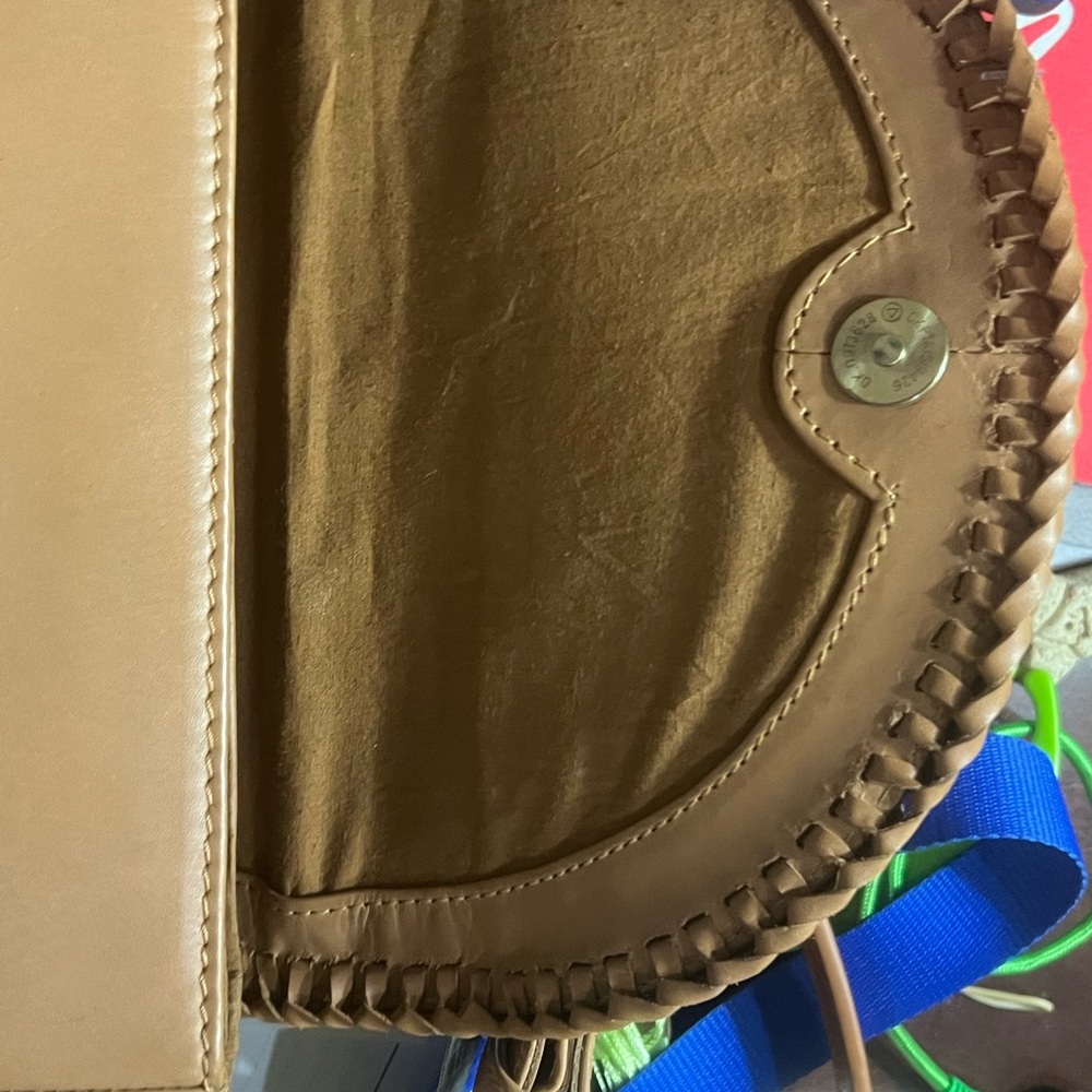 Leather NEW AMSTERDAM HERITAGE women's crossbody leather bag in cognac. NWT - Picture 7 of 10